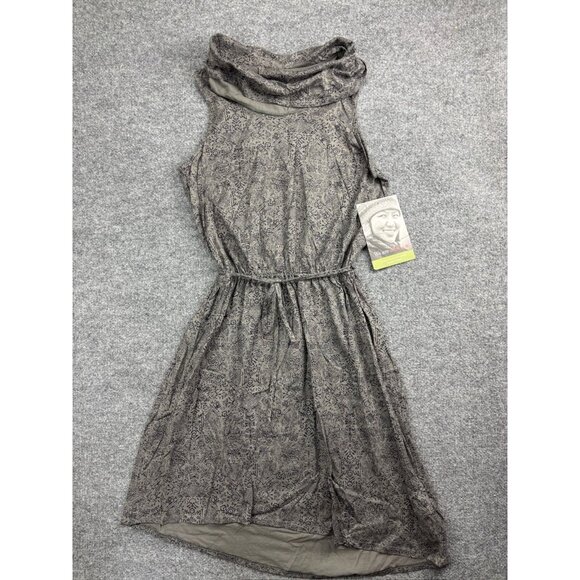 Elegant Gray Midi Dress - Picture 1 of 9